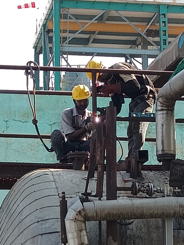 Industrial tank fabrication and utility piping works