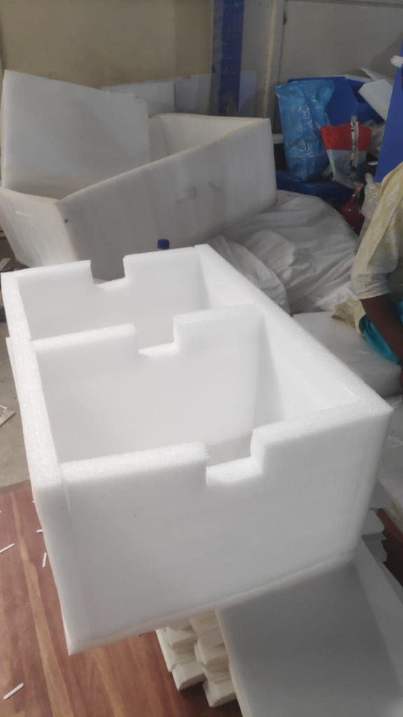 Foam Cage - Custom protective foam casing for heavy industrial equipment